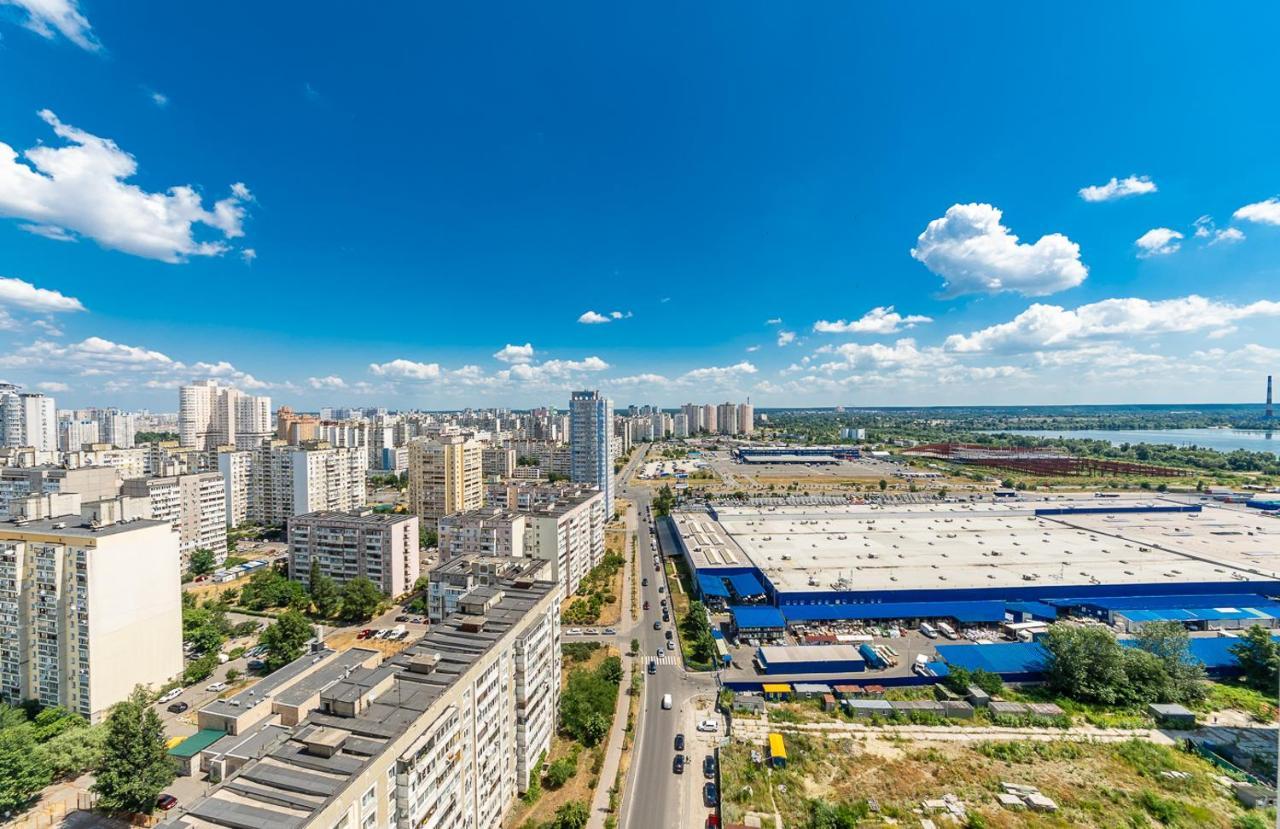 Осокорки, Видовая Современная 3Х Комнатная С 2Мя Спальнями, Рядом С Эпицентром. Kijów Zewnętrze zdjęcie